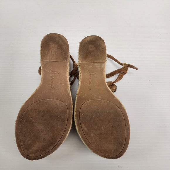 Skemo Embellished Open Toe  Espadrille Woven Wedge Heel Sandal Size 7 - Picture 9 of 12